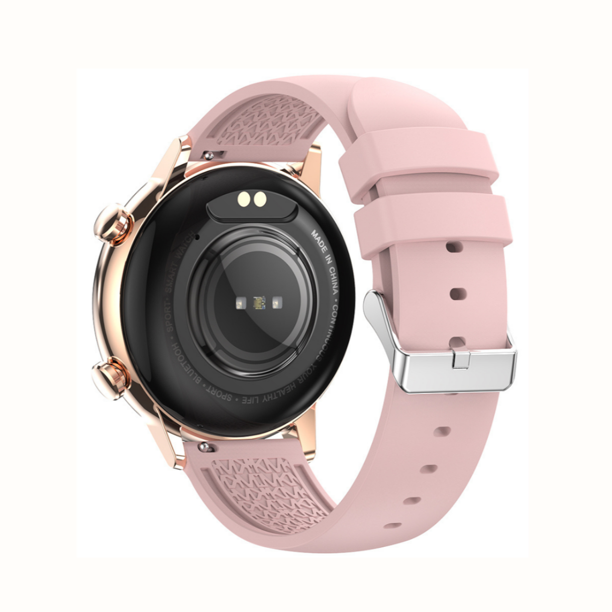 HK39 Women Smartwatch, AMOLED Display, Setup with Android device, Setup with Apple Device, Water resistance - IP68, Best Smart Watch, 2023, Track Activity,Track WOmens Health, Pedometer, Calorie Monitor, Sleep Tracking, Heart Rate Monitor, Blood Oxygen Monitor- Spo2, Multisport Mode, Color - Pink