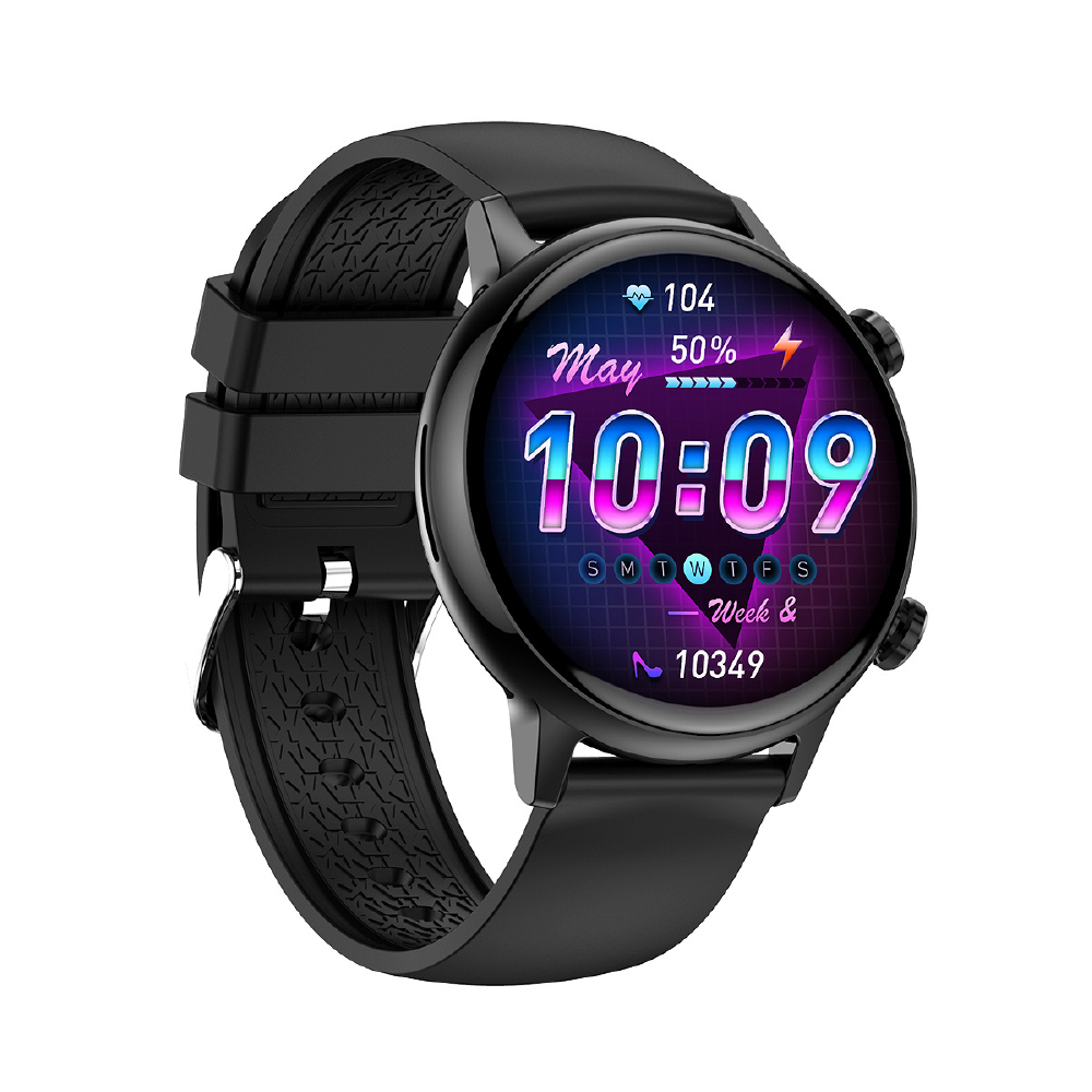 Womens black smart watch sales